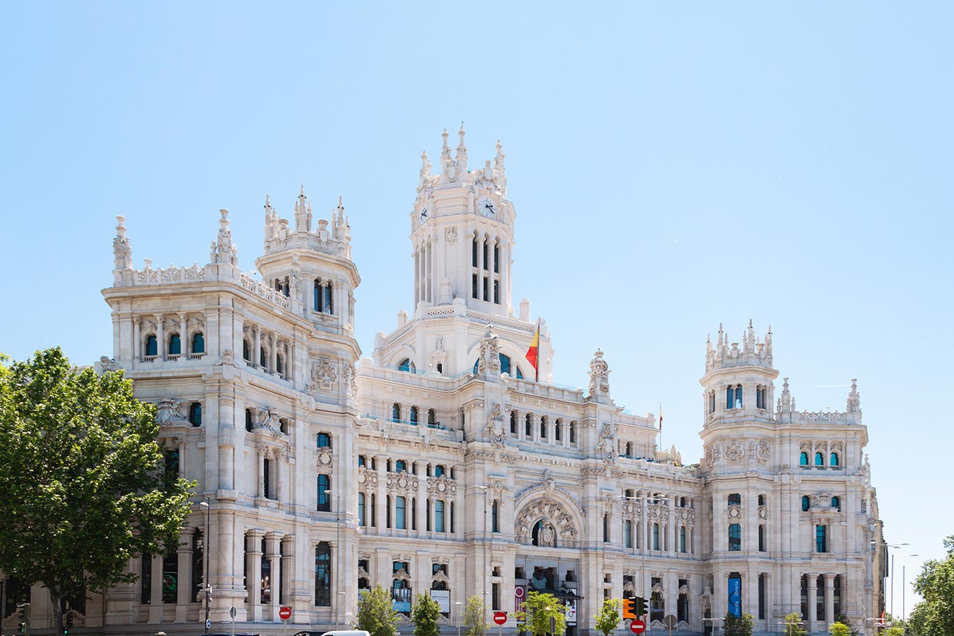 Plaza de Cibeles edificio del Ayuntamiento de Madrid
